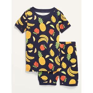 OLD NAVY Unisex Toddler Printed Pajama Shorts Set - Mixed Fruit 2T